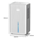Compressor Home Dehumidifier - For Bathroom, Basement & Indoor Use. Moisture Absorber with EU/US Plug.