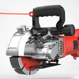 220V electric hine dust-free grooving artifact water and electricity installation wall concrete cutting