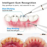 Scaler For Tartar Stain Tooth Calculus Remover Electric Sonic Teeth Plaque Cleaner Dental Stone Removal Household