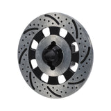 4 Pieces Unlimited Desert (UDR) Adapter Aluminum Wheel Hex Hub Brake + Caliper Disc OP for 1/7 ,Black
