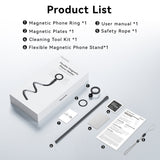 Magnetic Twist Mount Bendable Phone Flexible Arm Stand 300g Payload 1/4In for iPhone 15/14/13/12