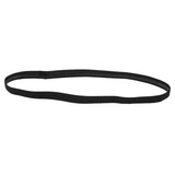 9 Pcs Thick Non- Elastic Sport Headbands Headbands,Exercise Hair Sweatbands for Women and Men(Black, Grey)