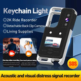 2K High-definition Outdoor Lighting Fishing Sports Camera Motorcycle Riding Waterproof Back Clip Recorder