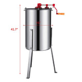 New with bracket 3 frame manual shaker separator 304 stainless steel honey extractor beekeeping tools
