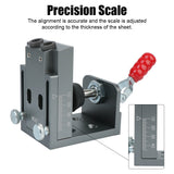 15 Degrees Pocket Hole Jig Kit Push-pull Clamp Locator Hole Puncher With Drill Bit Set DIY Carpentry Tools Set