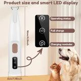 Electric Groomer with LED Light Waterproof Pet Hair Trimmer Low Noise Cat Dog Face Foot Ear Hip Paw Shaver