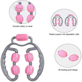 3D floating foam massage suitable for leg neck arm axis muscle relaxer 5-wheel yoga fiess roller massager accessories