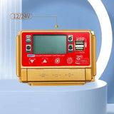 12V/24V 30A/40A/50A/60A High Definition LCD Large Digital Display Bluetooth WIFI Charge Controller MPPT Solar Panel