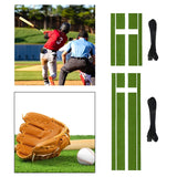 Baseball Hitting Anti Slip Backing Pitching Mat Softball Training Aid for Backyard Beginner Garage Party ors