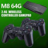 32G/64G Gamepad Controller Design Wireless Retro Game Console Built in 3500+/10000+ Games Holiday Birthday Gift