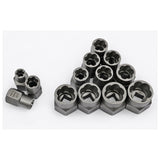 Bolts Extractor Set With Hex Adapter, Out Broken Lug Nut Extractor Stripped Screw Remover Set