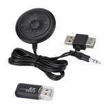 Receiver Hands-Free Call Listen to FM Bluetooth 5.0 Transmitter AUX Center Console Car Play Mp3