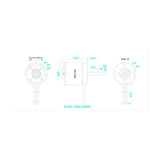 Brushless DC Remote Control Skateboard 6374 Sensing Scooter Motor Power Tool