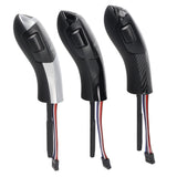 LED Automatic Gear Shift Knob Easy Clean Soft Gear Shift Knob Lever with Red Button for Vehicle