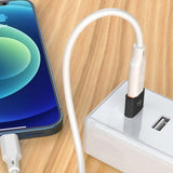 6A Lightweight Fast Charging Practical Type-C Female to USB 3.0 Male Data Charger Converter