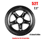for Bafang BBS01B BBS02B E-Bike Mid Motor Chainring 44T 46T 48T 52T Electric Bicycle Conversions Chain Wheel