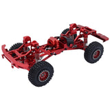 Metal Assembled Frame Chassis Kit For TRX4M TRX4-M Bronco 1/18 RC Crawler Car Upgrade Accessories Component ,Red