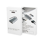 c hub 11 in 1 Port HD-MI-Compatible VGA Docking USB 3.0 High Speed Type C Splitter For Laptop