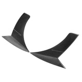 Car Side Fender Vent Trim Carbon Fiber Style Car Fender Side Air Vent Cover Trim with Double Sides Adhesive Tape for Vehicle