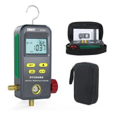 Refrigeration Digital Manifold Pressure Temperature Electronic Manometer Gauge Tester Car Air Conditioner for R134A R32