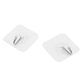 Strong Transparent Suction Cup Sucker Wall Hooks Hanger For Kitchen Bathroom Home (6 )