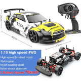1:10 70km/h High-speed Drift Remote Control 2.4G 4WD Off-road Vehicle Dual-speed Rc Car Children's Christmas Gift