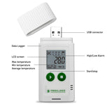 USB Recorder Fruit Cold Coldchain Transportation Temperature Logger Large Capacity Storage with PC Data