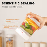 Electric Coffee Beans Vacuum Sealed Tank Transparent Preservation Glass Food Storage Jars Household Air Extraction Container