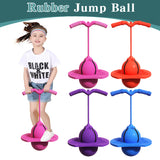 Frog Jump Exercise Equipment with Handle Elastic Wear-Resistant Ball for Children Balance Training