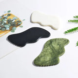 Natural Gua Sha Scraper Board Massage Jade Guasha Stone For Chin Neck Face Lifting Wrinkle Remover Spa Beauty Care Tool