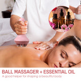 Handheld Roller Magnetic Bead Meridian Brush Anti Cellulite Massager Full Body Slimming Massage Tool