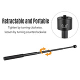 Telescc Extension Rod Max. Length 73cm Aluminum Alloy Pole with 1/4 Inch Screw for Gimbal Stabilizer zhiyun Feiyu