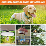 160 Products, Sublimation Bulk Set With Heat Transfer Blank Tassel Keychain Jump Rings