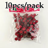 Crystal Imitation Fruit Xmas Tree Wedding Decoration Wreath (10pcs/pack) 4 * 7cm Christmas Berry wer Bundle