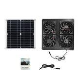 10W Solar Panel Fan Kit USB 5V Output Portable Waterproof Outdoor for Greenhouse Dog Pet House Home Ventilation Equipment Summer