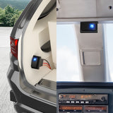 12V with Mounting Bracket 3 Pin SPST ON/Off 30A 12 Volt Blue Led Rocker Switch Panel Mount for Marine Boat Car