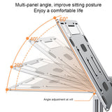 Book Reading Stand Angle Adjustable 360 Degree Rotatable Laptop Bracket