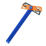 Woodworking Scribe Angle Ruler T300/T400 Aluminum T-type Ruler Hole Scribing Gauge Crossed Feet Crossed-out Measuring Tool