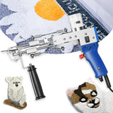 2-in-1 Electric Carpet Tufting Gun - Cut and Loop Pile for Starter Kit