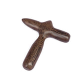 Fragrant wood rosewood wenge wooden trigeminal cross nose massage dog acupuncture stick massager