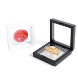 30 Pcs 3D Floating Display Frame Stand Storage Boxes for Jewelry Ring Earrings Coin Medals Challenge Medal Holder A