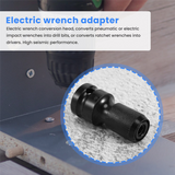 1/2 Square To 1/4 inch Hex Ratchet Wrench Socket Adapter Spanner Set Drive Converter Impact Tool