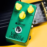 JOYO JF-01 Overdrive Effect Pedal Vintage Overdrive for Electric Guitar Pedals Tube Screamer True Bypass Music Instruments