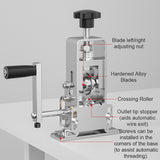 Household Wire Stripper Manual Stripping Tool 1-25mm Cable Peeg hine Crank Support Use Hand Electric Drill