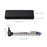 2 in 1 and Eyes Tool Kit with LED Light 4mm Replaceable Ear Tips Optical Otoscope Ears Diagnostic Supplies