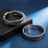 316 Stainless Steel Personalized Flower-shaped Buckle Titanium Steel Trendy Bracelet