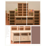 1/12 Miniature Furniture Wooden TV Display Storage Cabinet For Dollhouse Decoration Accessories