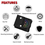 RV Camper Door Lock Keyless Entry with Deadbolt Backlit Keypad Wireless Fob Zinc Alloy Fit 2.75" x 3.75"