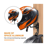 Bicycle 180 Degree Rotation Rack Motorcycle Hanger for Motorcycle, Coat, Cap, Football Helmet