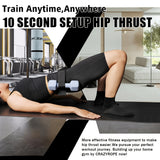 Neoprene Padded Hip Thrust Belt For Glute Bridge, Squats, Lunges, And Dips